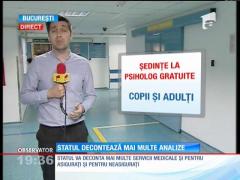 Statul decontează mai multe analize