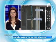 Bătrân omorât cu un fier de călcat