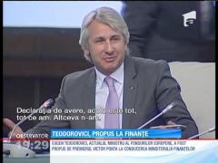 Propunerile lui Ponta: „Teodorovici, la Finanțe și Nica, la Fonduri Europene”