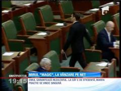 Mirul parlamentar a ajuns de vânzare pe internet