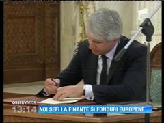 Noi șefi la Finanțe si Fonduri Europene