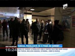 Turcia, paralizată de o pană de curent