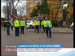 Update / 6 oameni spulberați de un șofer grăbit