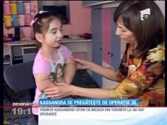 Kassandra se pregătește de operația cu numărul 38