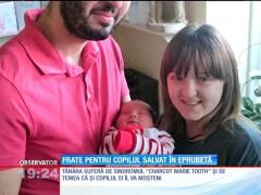 Băieţelul care a fost salvat de la boală încă din eprubetă ar putea avea un frăţior