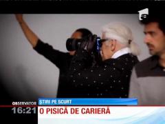 Pisica celebrului creator de modă Karl Lagerfeld câştigă trei milioane de euro pe an