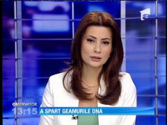 Un bărbat a spart geamurile DNA