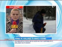 Două persoane au fost surprinse de avalanşă în Munţii Rodnei
