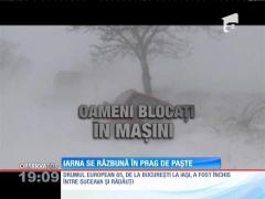 În prag de Paşte, e ca-n miezul iernii. Ninge în  Suceava, Maramureş şi Harghita