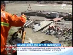 Salvare spectaculoasă în nord-vestul Chinei