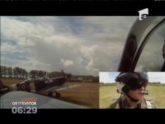 Prinţul Harry, momente pline de adrenalină la bordul unui avion Spitfire!