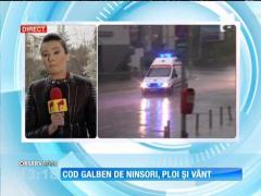 Informare METEO de vreme rea: Ploi, ninsori şi vânt puternic din această noapte