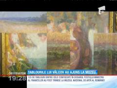 Tablourile lui Darius Vâlcov au ajuns la muzeu