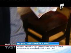 Bacșișul va fi legalizat și taxat