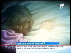 Legea adopției se simplifică