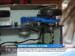 Micii inventatori! Patru puşti din Bucureşti, campioni mondiali după ce realizat o maşină de jucărie