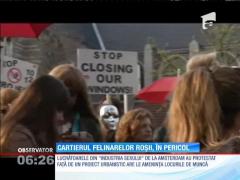 Protest inedit în Cartierul Roşu