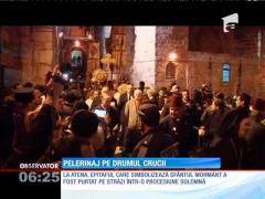 Ultimul drum al Mântuitorului spre cruce, reconstituit la Ierusalim