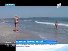 De Paște, prima baie în Marea Neagră