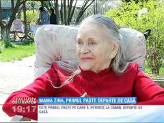 EXCLUSIV! Mama modei româneşti, primul Paște la căminul de bătrâni
