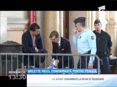 Arlette Ricci, condamnată pentru fraudă