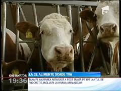 La ce alimente scade TVA