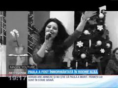 Paula, tânăra prezentatoare din Satu Mare, a fost înmormântată în rochie albă