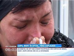 Un băiețel a murit în spital după ce a fost consultat de trei medici