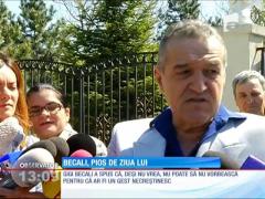 Gigi Becali, pios de ziua lui