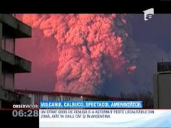 O nouă erupție violentă a vulcanului din Chile