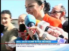 Alina Bica, sacou scump în faţa instanţei
