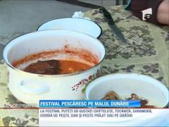 Festival pescăresc pe malul Dunării