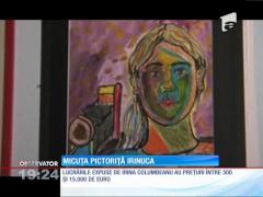 Fiica lui Irinel Columbeanu, PRIMA expoziţie de pictură!