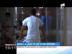 Enervată că bărbatul a lovit-o, i-a smuls un testicul!