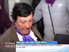 Bolnavi cu handicap umiliți la evaluarea medicală
