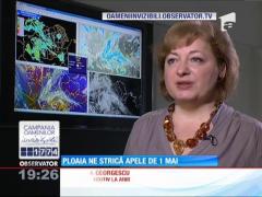 Ploaia strică minivacanţă de 1 Mai