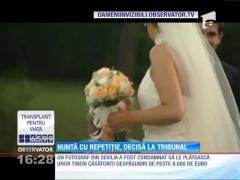 Fotograf obligat să deconteze unor tineri o nouă nuntă, după ce a rămas fără toate pozele de la fericitul eveniment