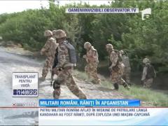 Militari români răniți în Afganistan