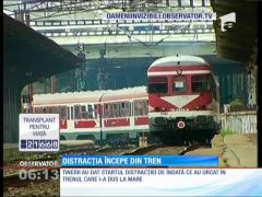 Petrecerea de 1 mai începe în tren