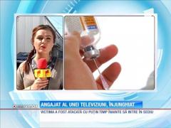 Angajat al unei televiziuni, înjunghiat