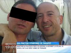 Doi prieteni străpunşi de parapet