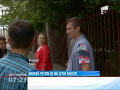 Elevii nu se pregătesc corespunzător pentru examenele naţionale!