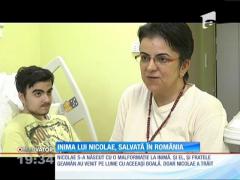 Inima lui Nicolae, salvată în România