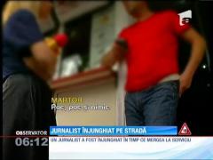 Update / Angajat al unei televiziuni, înjunghiat