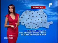 Cod galben de ploi şi vijelii pentru Bucureşti şi Ilfov