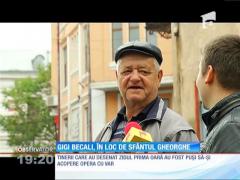 Gigi Becali, în loc de Sfântul Gheorghe