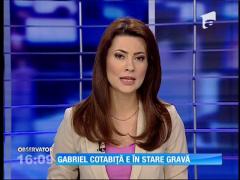Gabriel Cotabiţă este în continuare conectat la aparate