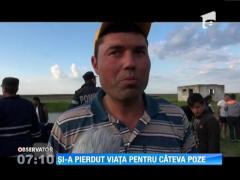 Tragedie! S-a înecat pentru câteva poze