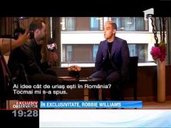 Interviu ISTORIC cu Robbie Williams: "ROMÂNCELE MI-AR PUTEA STRICA MARIAJUL"