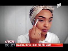 Special! Machiaj de club în culori mate